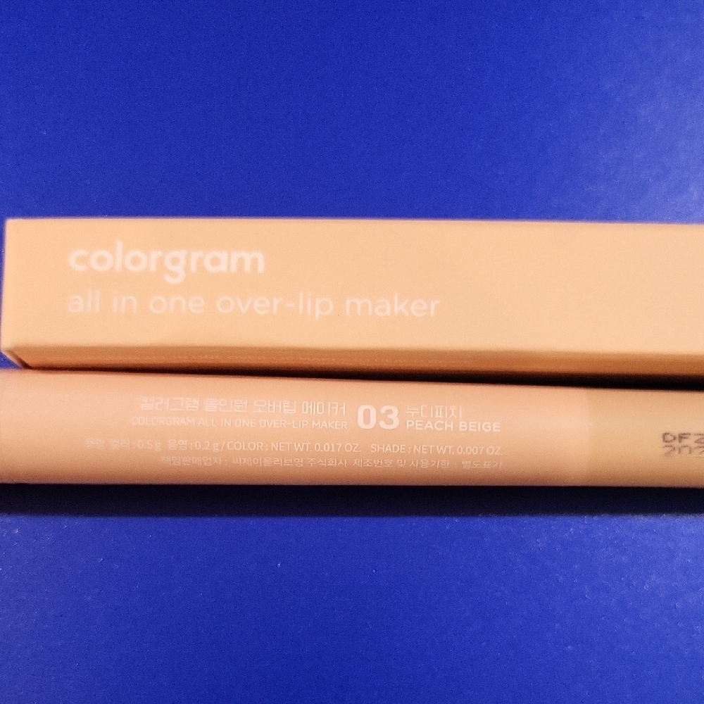 [colorgram] All In One Over-Lip Maker In Shade Peach Beige - Picture 3 of 12